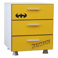 Pachet Dormitor Complet Copii Bat Man Mare - 2-12 ani