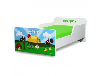 Pat copii Start Angry Birds - Mic 140x70cm - 2-8 ani