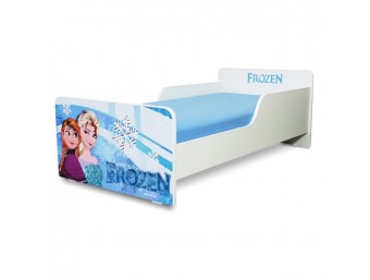 Pat copii Start Frozen - Mare 160x80cm - 2-12 ani